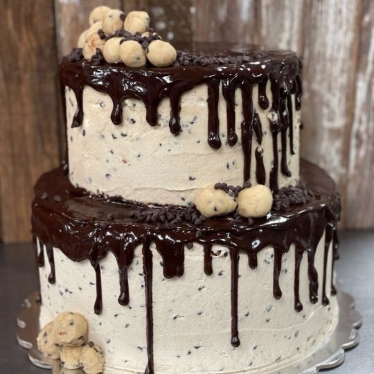 chocolate chip cookie dough grooms cake